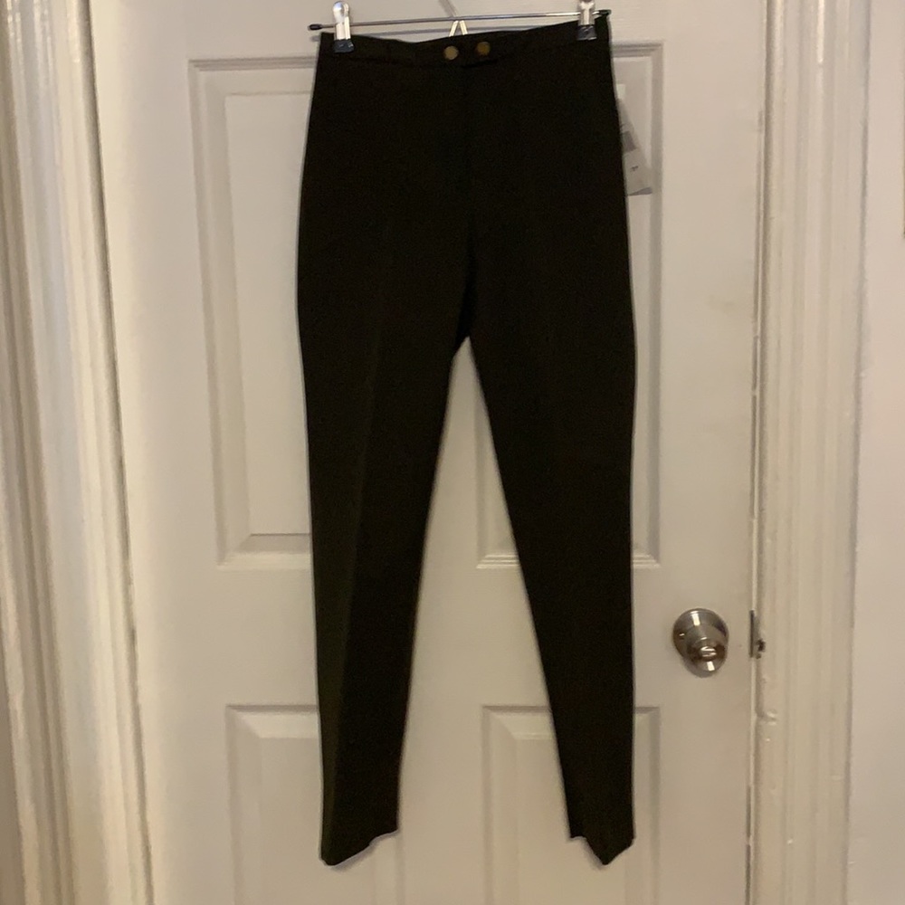 NWT Ralph Lauren 2P Dark Green Stretch Pants - Picture 3 of 13